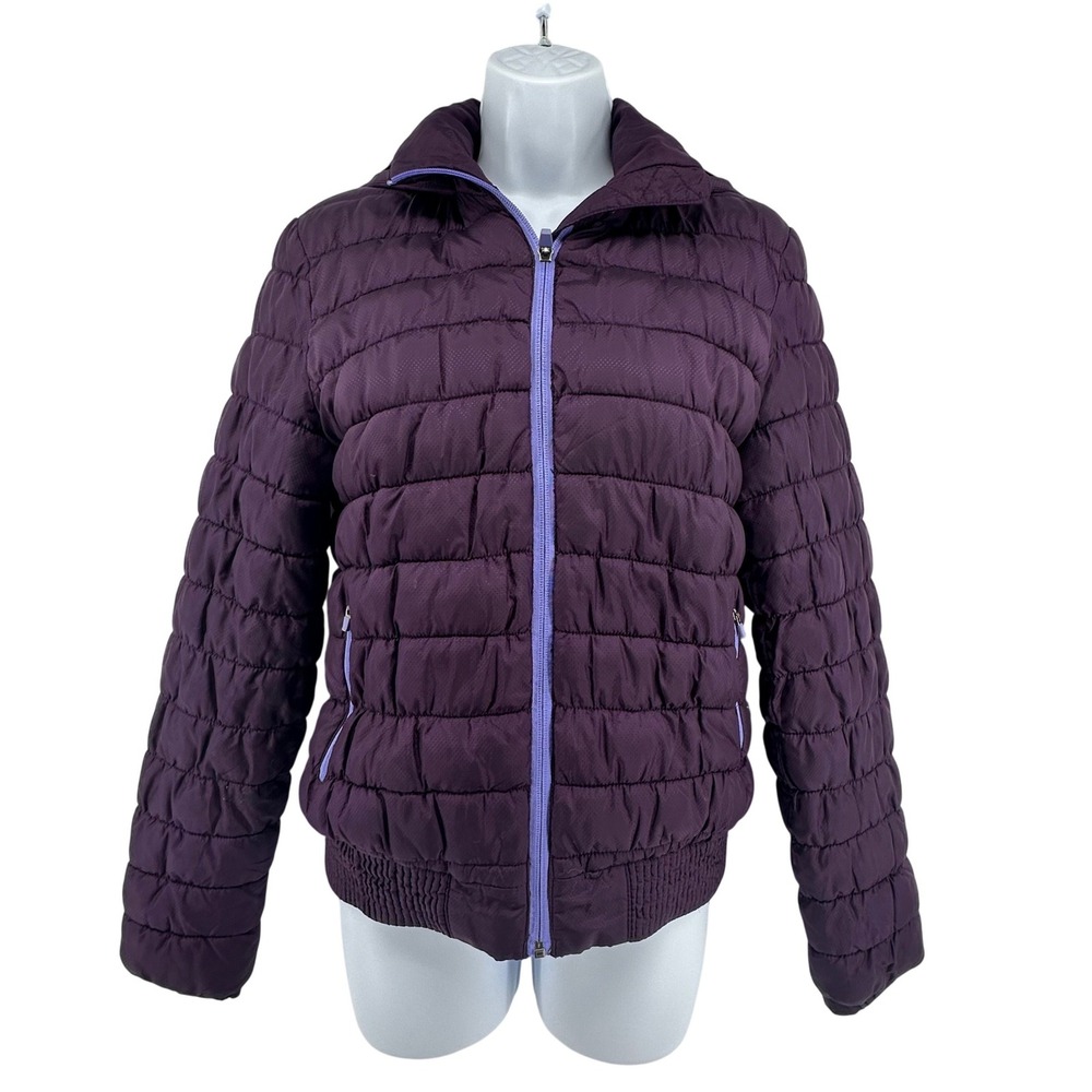 Merrell Puffer Jacket Gorpcore Outdoors Winter Warm Layering Women XS Purple
